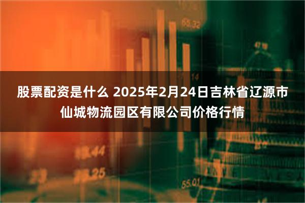 股票配资是什么 2025年2月24日吉林省辽源市仙城物流园区有限公司价格行情